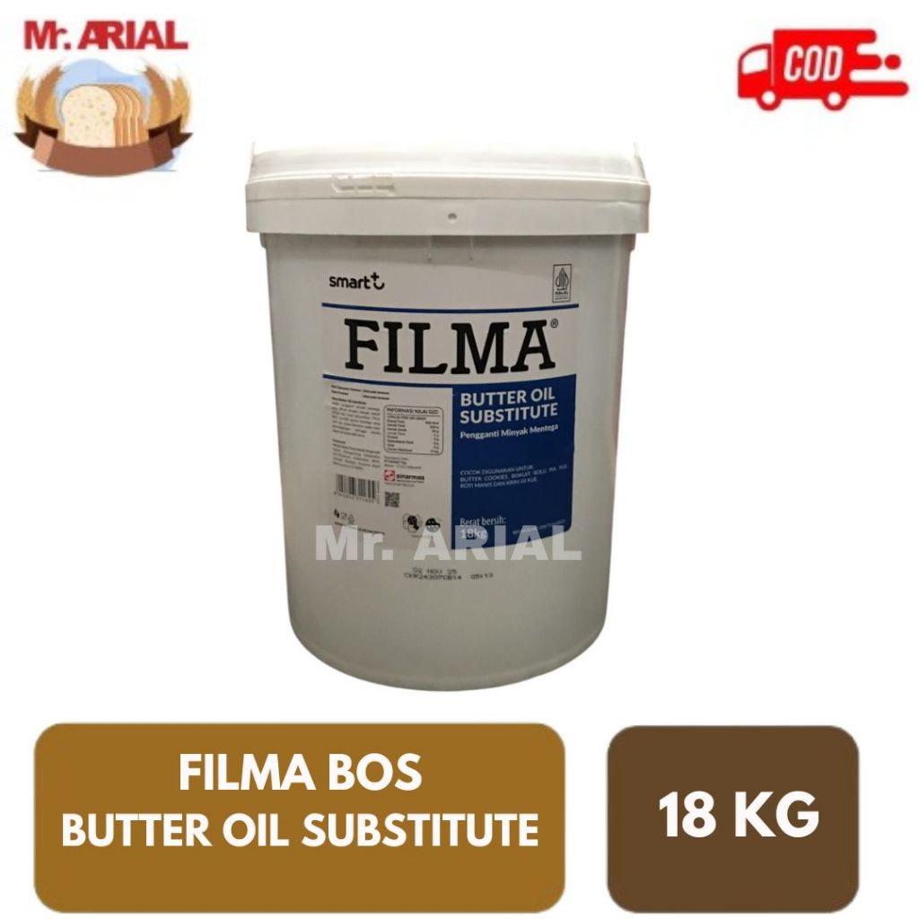 

FILMA B.O.S @18kg / Butter Oil Subtitute / Mentega / Margarine 18 kg