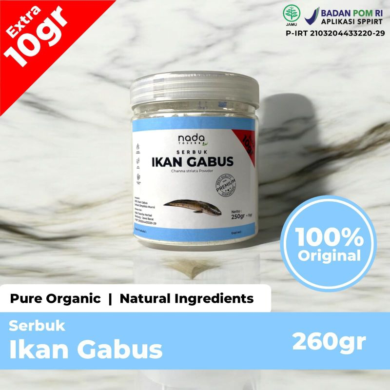 

IKAN GABUS / KUTUK Bubuk Serbuk Premium | Herbal Pasca Melahirkan & Tinggi Albumin | Channa Striata Powder | 50gr, 100gr & 250gr