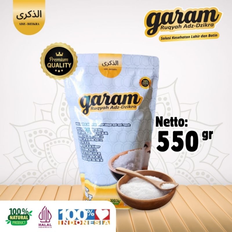 

GARAM RUQYAH ORIGINAL KEMASAN 550 GR - BUY 1 GET 1