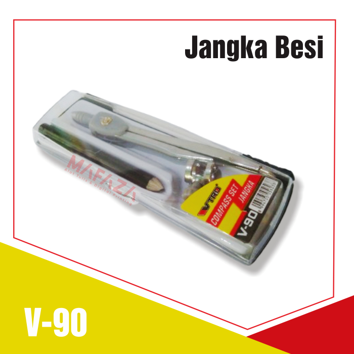 

[1 Pcs] Jangka Besi Murah J V90 / Compass / Jangka Matematika Stainless Steel Besi Murah