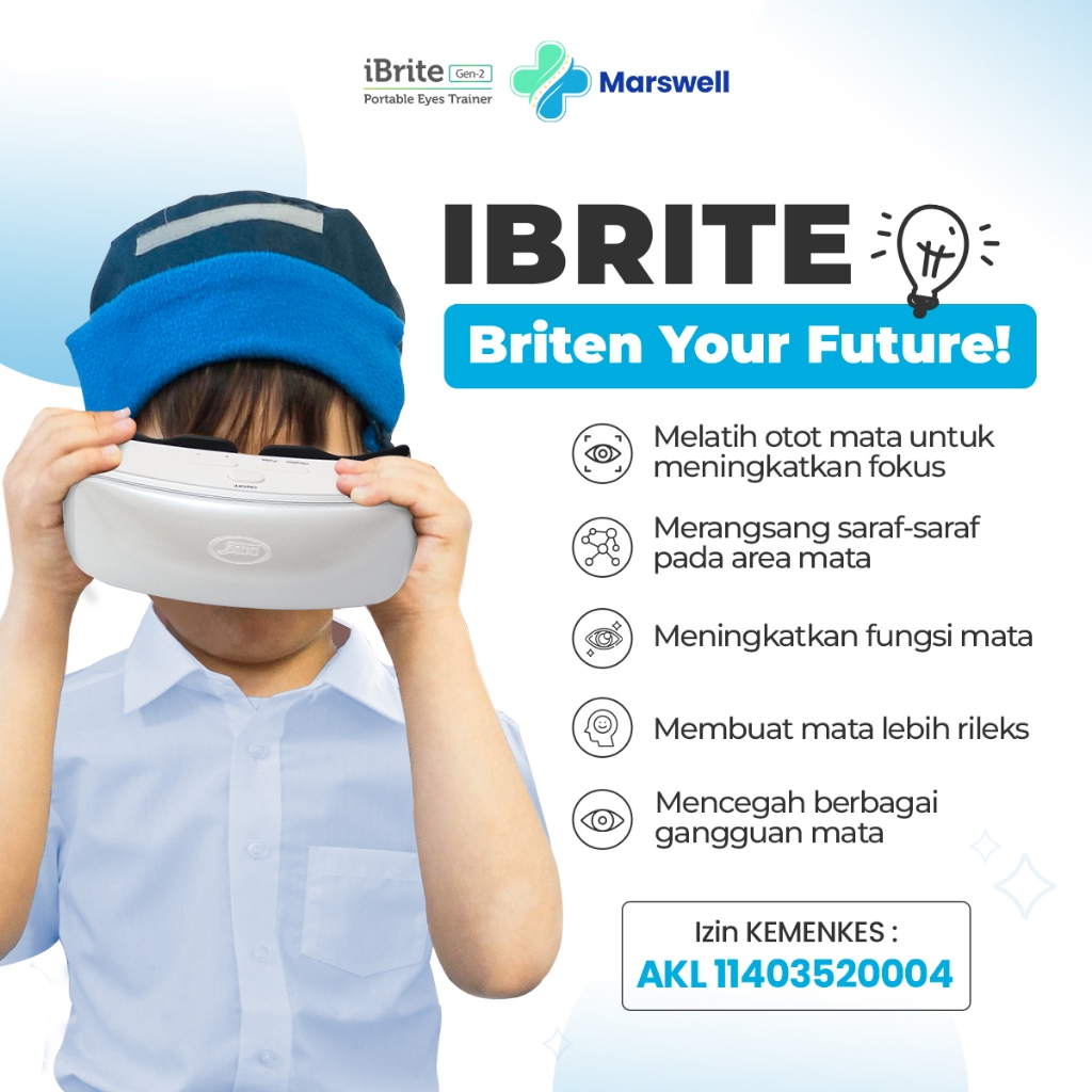 [Original 100%] Jaco iBrite Alat Terapi Kesehatan Mata