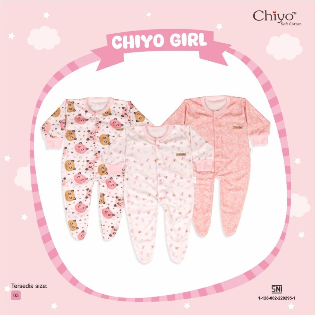 CHIYO JUMPER PANJANG NEWBORN / JUMPER ENDEK NEWBORN - JUMPER BAYI