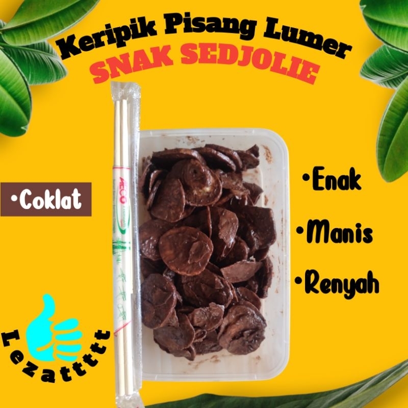 

PISMER Ma'Khal (Keripik Pisang Lumer) Coklat 150gr Cemilan Enak Manis Renyah Yang Bikin Ketagihan Termurah Terlaris Viral