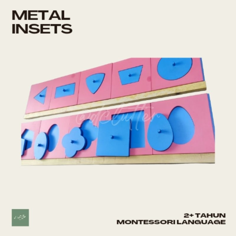 Metal Insets Montessori Apparatus