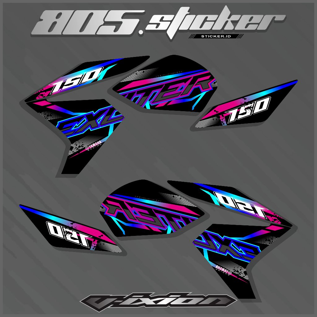 STRIPING STIKER VIXION NEW/STIKER VIXION NVA/STIKER VIXION OLD/LAMA STRIPING VARIASI VIXION ALL NEW 