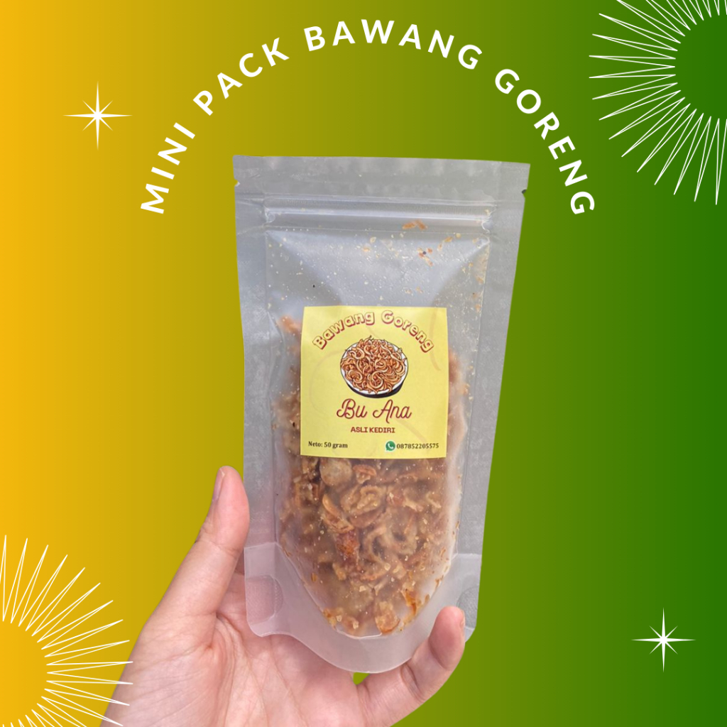 

Bawang Merah Goreng Minipack Premium 50gr