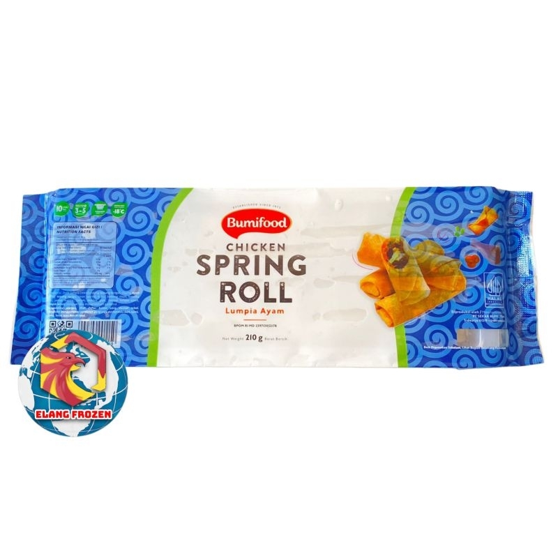 

Bumifood Chicken Spring Roll | Lumpia Ayam 210gr