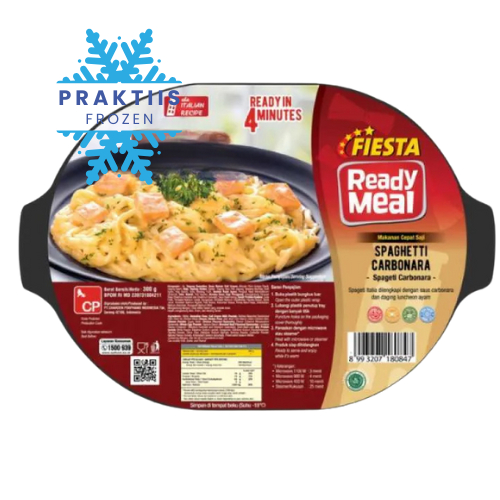 

FIESTA READY MEAL SPAGHETTI CARBONARA 300GR PASTA SPAGHETTI HARGA PROMO
