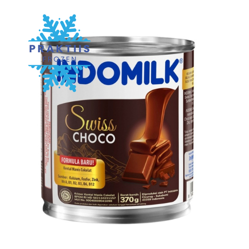 

INDOMILK SWISS CHOCO 370GR / SUSU KENTAL MANIS COKLAT KALENG