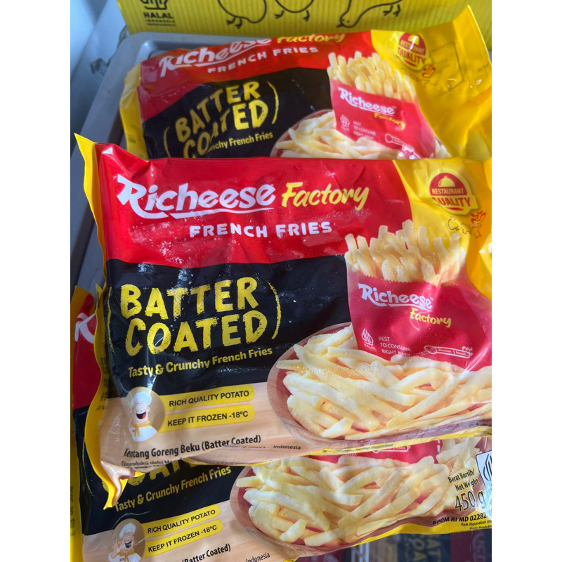

RICHEESE FACTORY FRENCH FRIES BATTER COATED 450GR