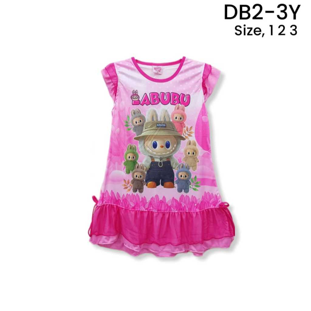 Daster Anak Karakter koromi Usia 3-5 tahun / Dress Anak Karakter Little Pony/ Terusan Anak Karakter 