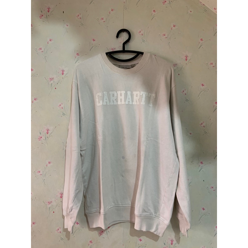 CREWNECK CARHARTT COLLEGE SWEAT BABY PINK