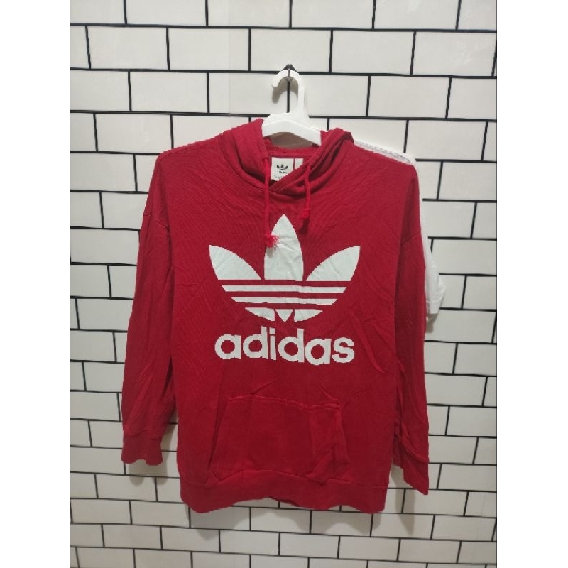 hoodie adidas bunga big logo original second
