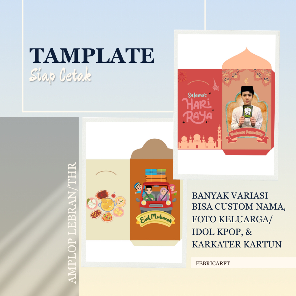 

Tamplate Amplop Lebaran Unik dan Lucu