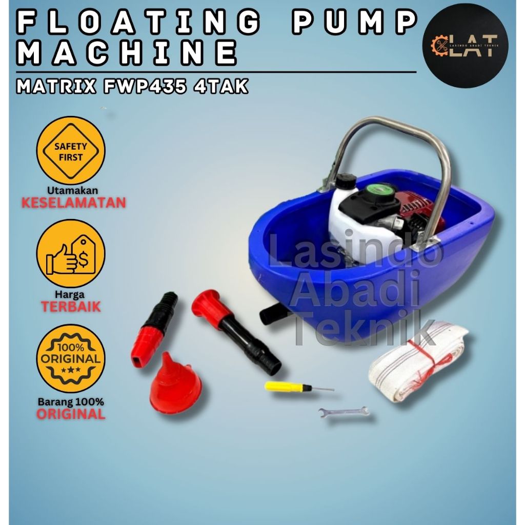 Mesin Floating Pump FWP-520 FWP435 MATRIX 2 4 Tak / Mesin Pompa Air Ampung Floating Water Pump FWP 5