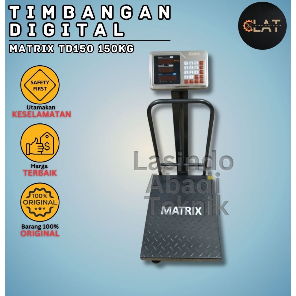 (MATRIX) Timbangan Duduk Digital MATRIX 150Kg / Timbangan Digital MATRIX 150 Kg