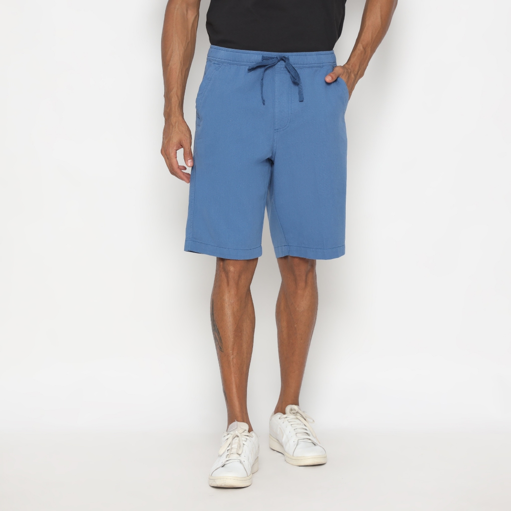 RBJ Celana Pendek Karet Polos Cotton Pria