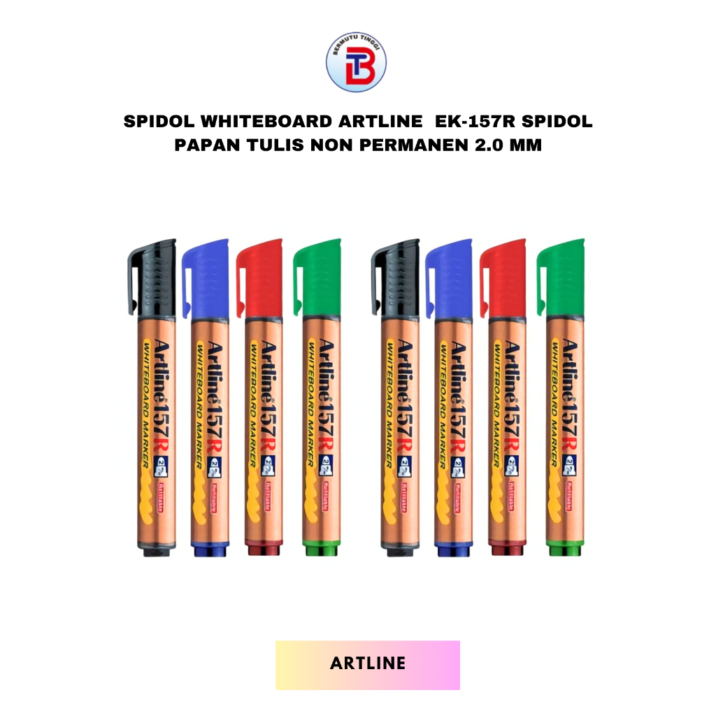 

Spidol Whiteboard Artline EK-157R Spidol Papan Tulis Non Permanen 2.0 MM