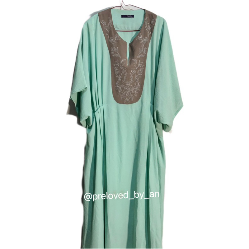 PRELOVED KAFTAN ELZATTA ORIGINAL/TUNIK DRESS/KAFTAN ELZATTA/KAFTAR DRESS/BAJU MUSLIM/DRESS LEBARAN/B