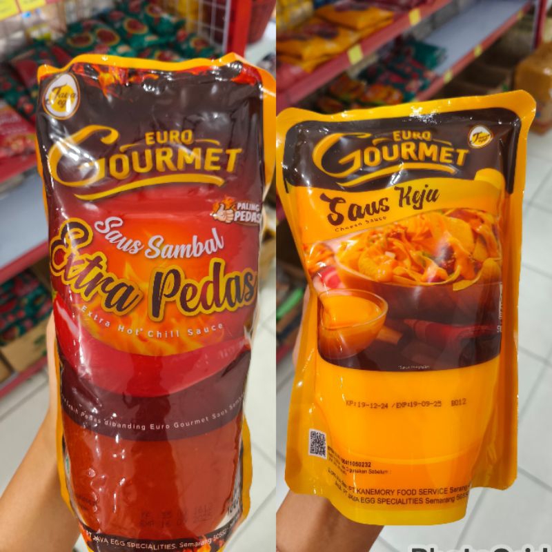 

Euro Gourmet Saus Keju / Saus Sambal Extra Pedas