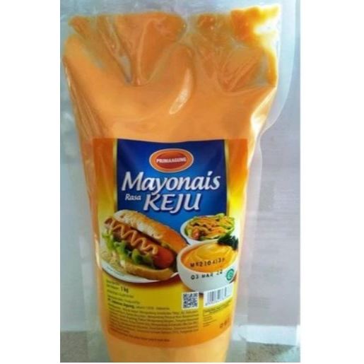 

(E-FB-14) Prima Agung Saos Saus Mayones Keju Cheese Mayonaise 1kg MAYO KEJU