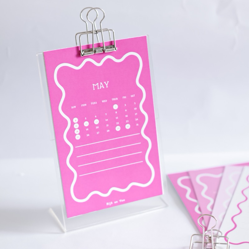 

Kalender Coquette seri A 2025 Rijk | Desk Kalender & Note
