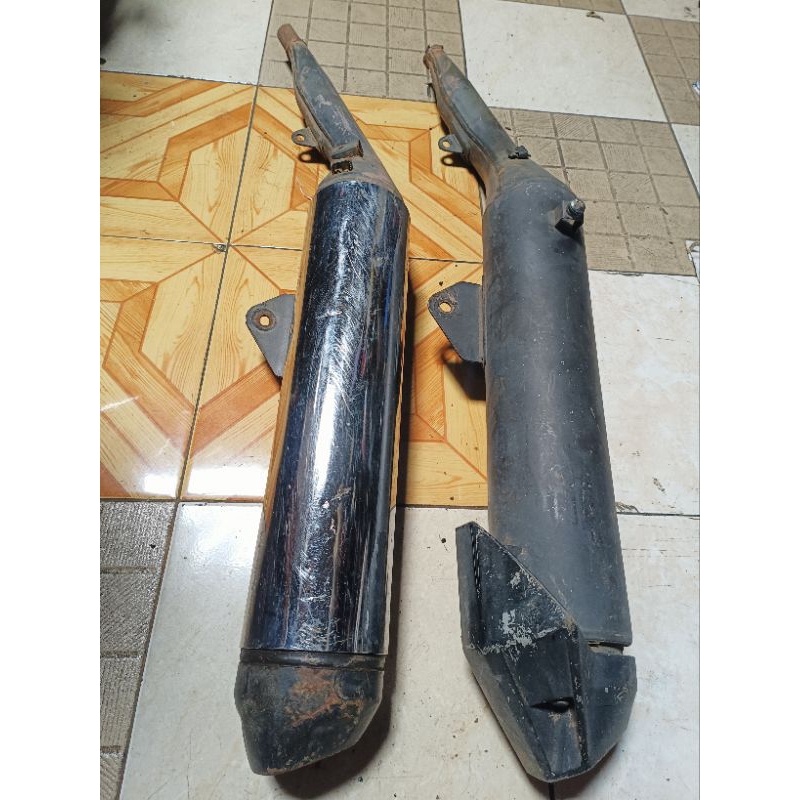 silincer tabung knalpot Standart Honda Supra GTR 150 & Sonic 150 ori bekas