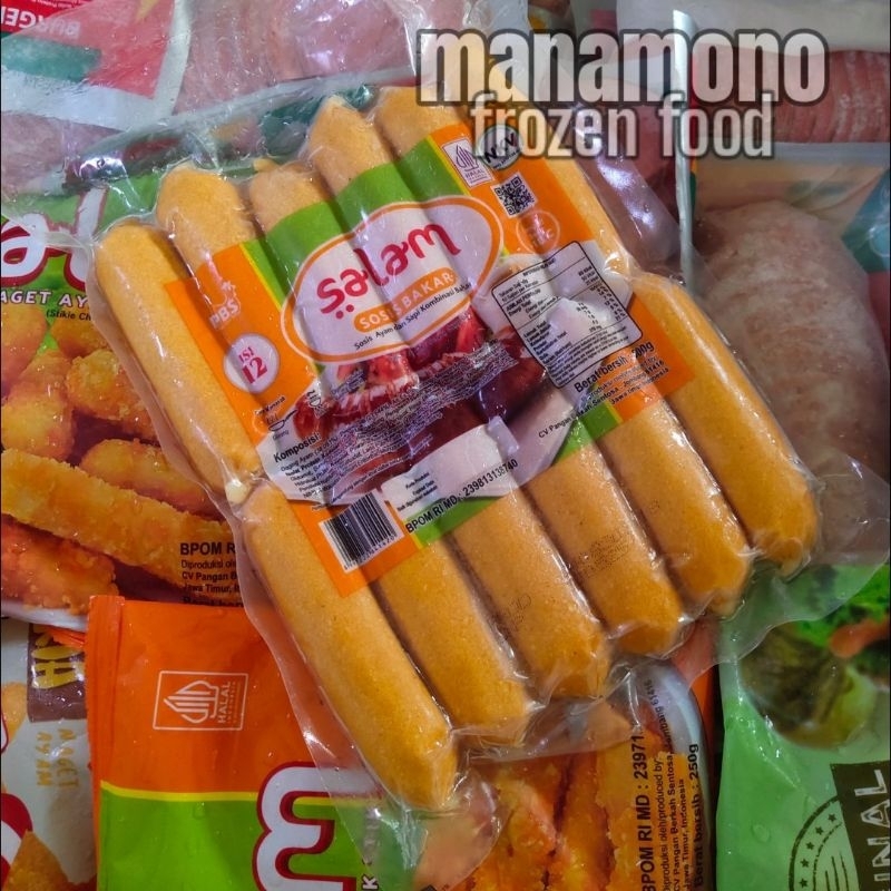 

salam sosis bakar besar 500gr isi 12