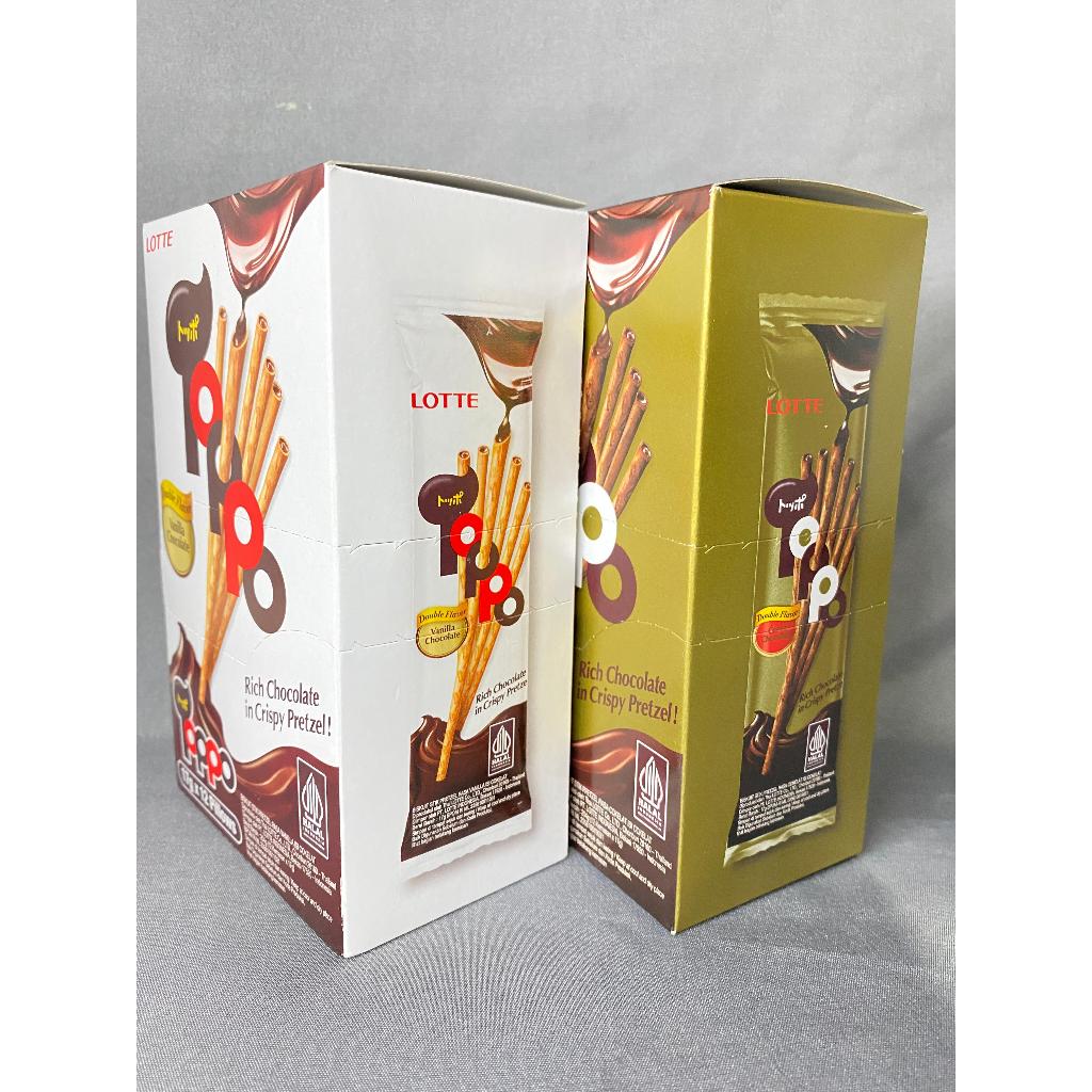 

LOTTE TOPPO DOUBLE FLAVOUR RICH CHOCOLATE 12 PCS 1 BOX