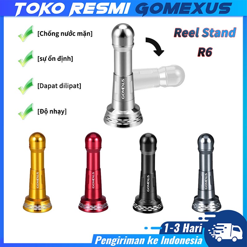 Gomexus Stand Pelindung Reel Pancing Flexible 800-5000 R6 (48Mm) Untuk Shimano Daiwa Ryobi Spinning 