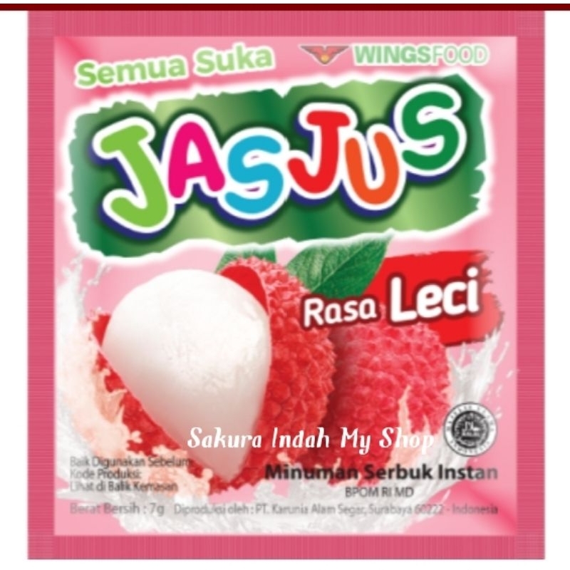 

Minuman Seduh Rasa buah Segar JAS JUS Renceng7gr ( 1 renceng dapat 10 sachet )