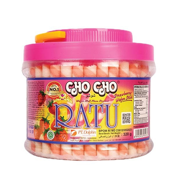 

Cho Cho Ratu Strawberry Wafer Stick 320gr