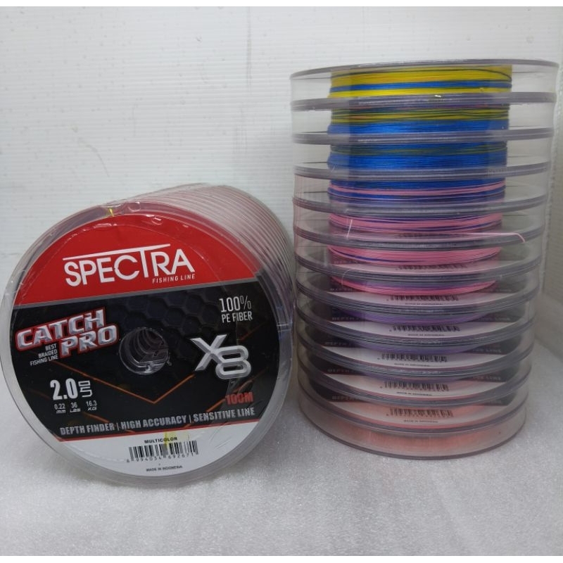 PE Spectra Catch pro X8 multiwarna