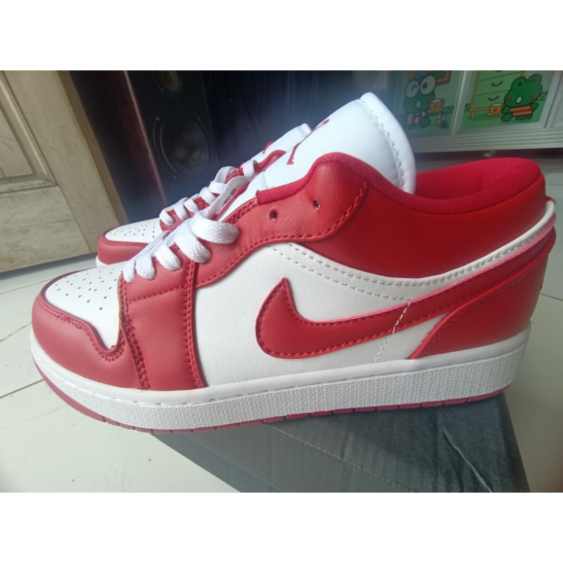 AIR JORDAN 1 LOW GYM RED/GYM RED-WHITE