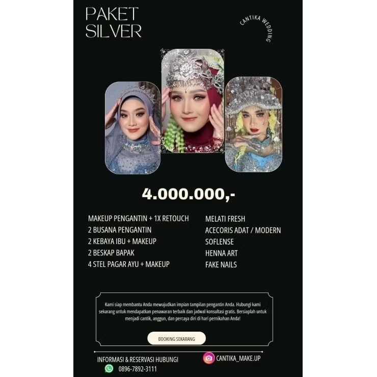 PAKET WEDDING SILVER RIAS PENGANTIN