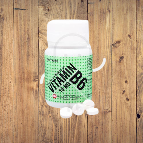 VITAMIN B6 10MG BOTOL IFI ISI 100