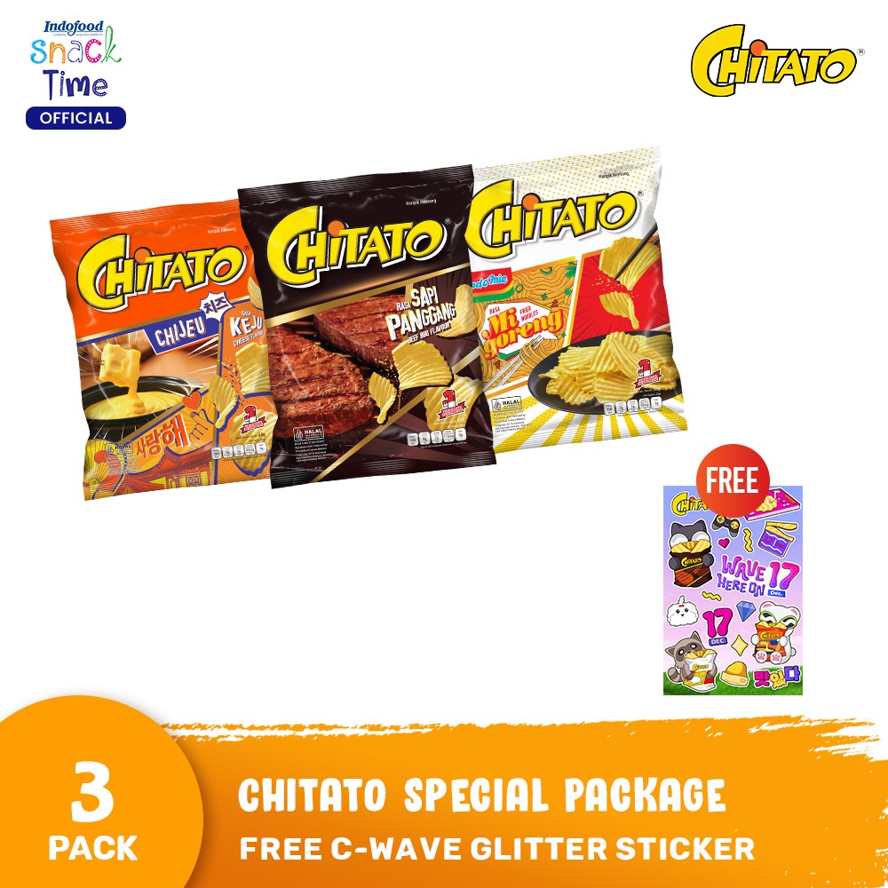 

Chitato Special Package - FREE C-Wave Glitter Sticker