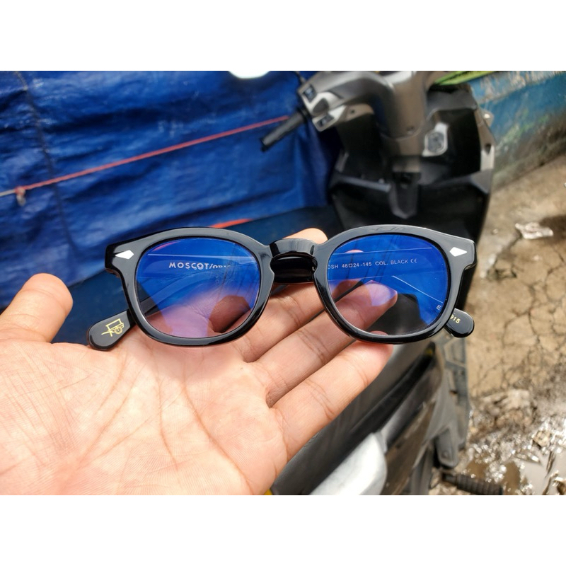 KACAMATA MOSCOT original + LENSA BLUECROMIC