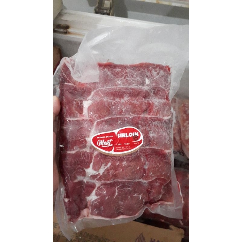 

Sirloin Beef Slice/Daging Iris Tipis 500gr