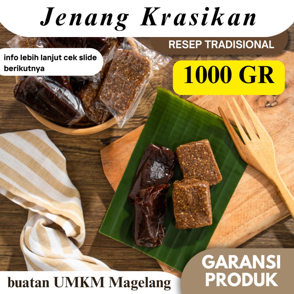 

Dodol Jenang Ketan Krasikan Asli Jawa 1 Kg Oleh Oleh Jogja