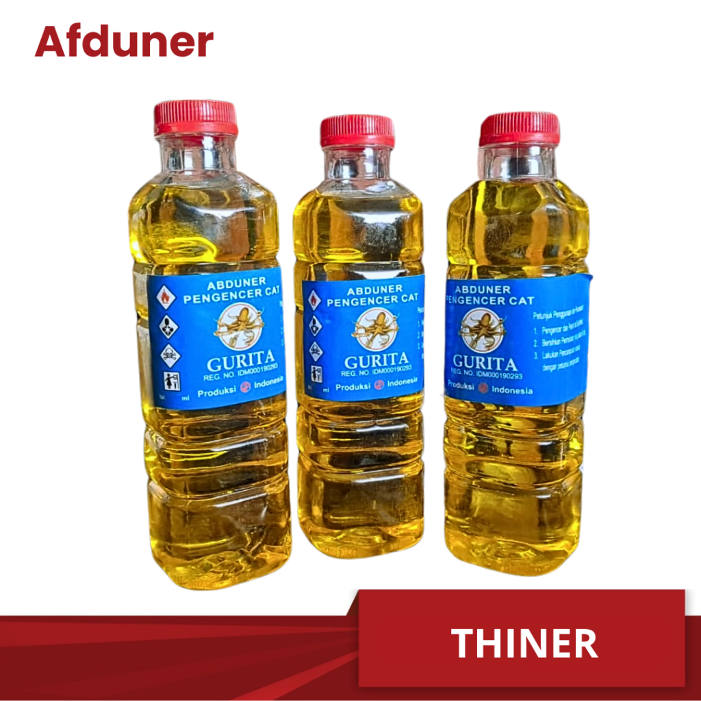 TINER GURITA / THINER AFDUNER  / PENGENCER CAT MINYAK KAYU ATAU BESI 250ML