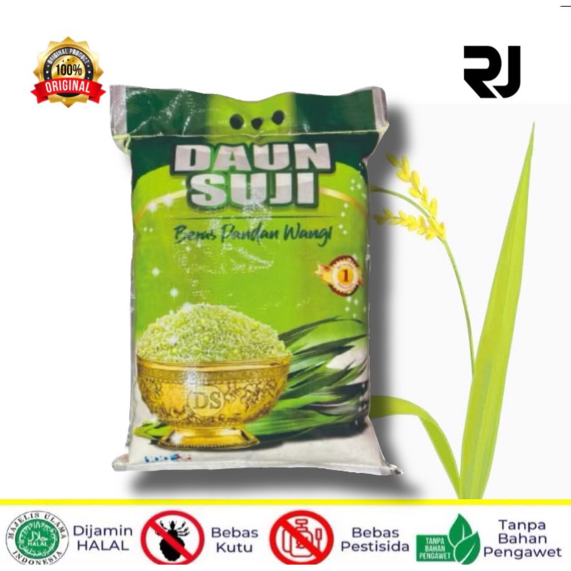 

RJ-BERAS CAP DAUN SUJI- 5kg,10kg &20kg