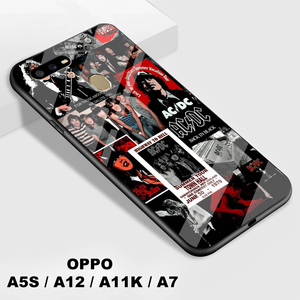 Softcase Kaca Kilau Oppo A5S / A12 / A7 / A11K - Softcase Kaca   Oppo A5S / A12 / A7 / A11K - Softca