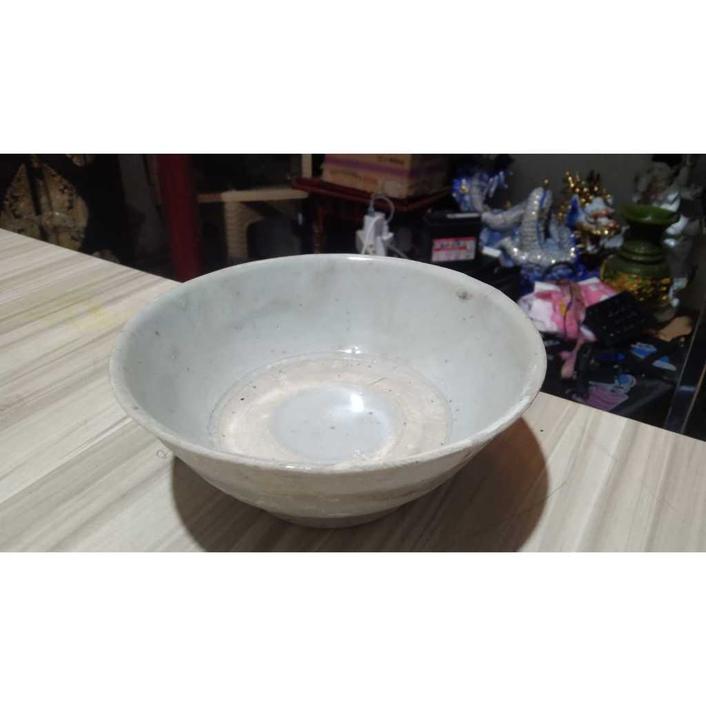 Mangkuk Keramik Polos Temuan Laut Kuno Jadul Antik