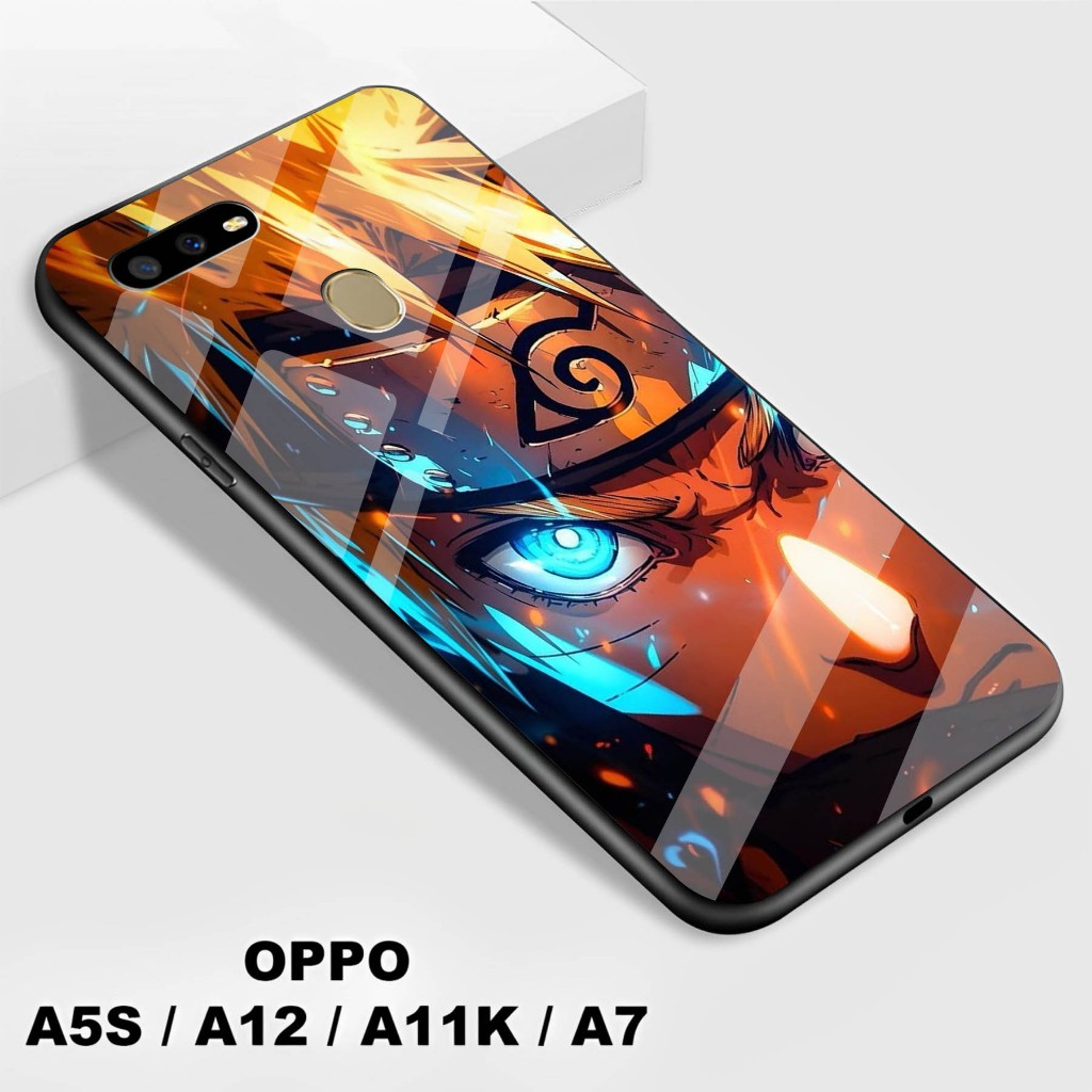 Softcase Kaca Kilau Oppo A5S / A12 / A7 / A11K - Softcase Kaca   Oppo A5S / A12 / A7 / A11K - Softca