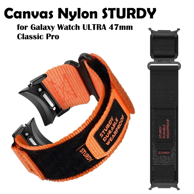 Strap Canvas Nylon for SAMSUNG GALAXY Watch ULTRA 8 Classic 40mm 44mm 46mm Nato Sport Series 1 2 3 4