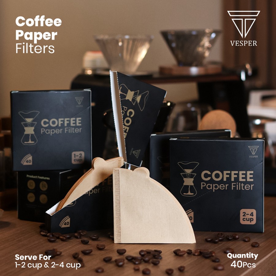 Vesper kertas saringan kopi v60 / coffee filter paper / filter kopi pour over