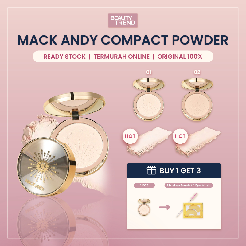 [READY ORI] Mack Andy Compact Powder Mack Andy Ballet Loose Powder Mack Andy Powder Douyin Powder
