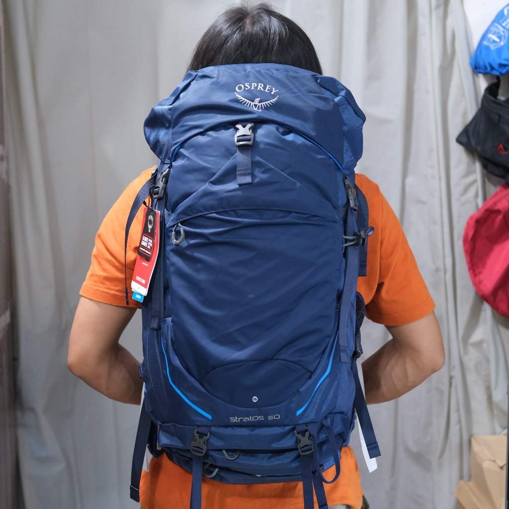 Tas Gunung Ransel Pria Wanita Carrier Osprey Stratos 50