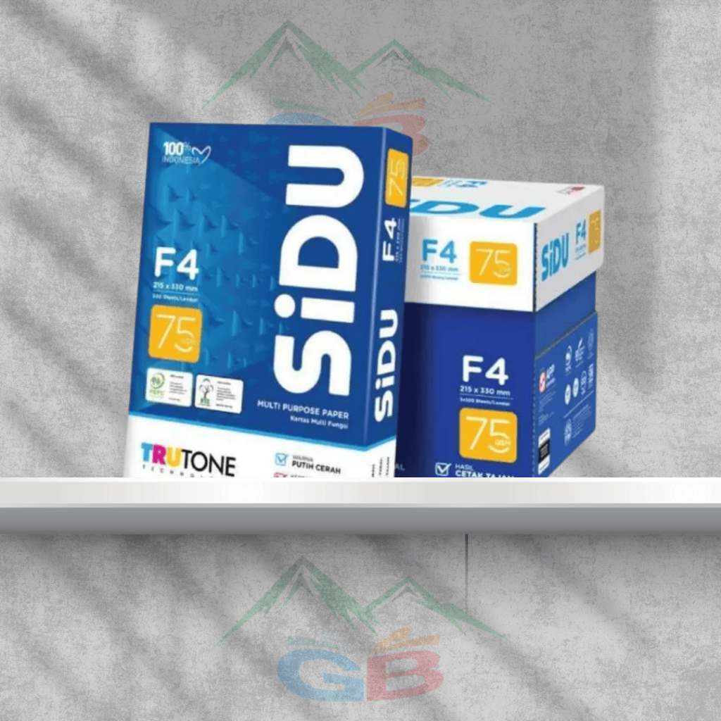 

HVS SIDU F4 SATU BOX ISI 5 RIM/HVS 70GSM